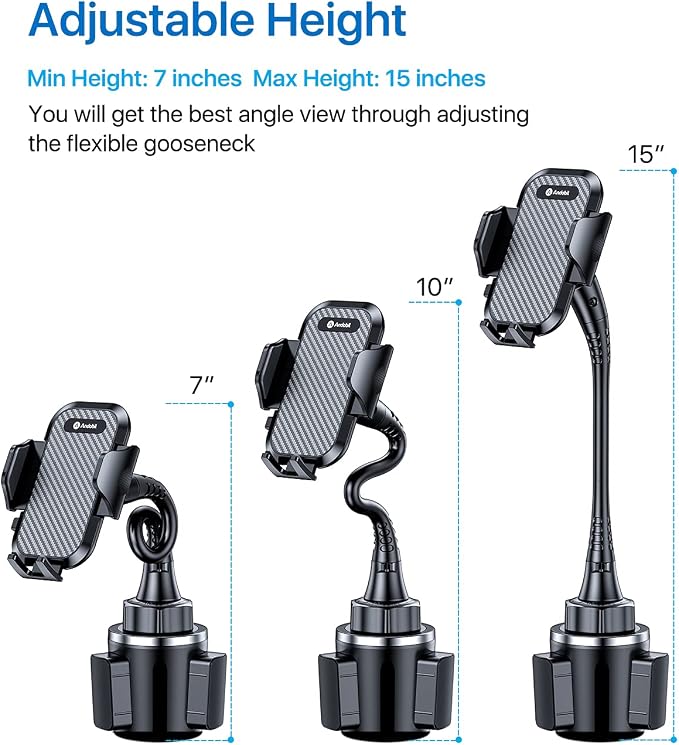 Danmus® Upgraded Car Cup Holder Phone Mount - Image 4
