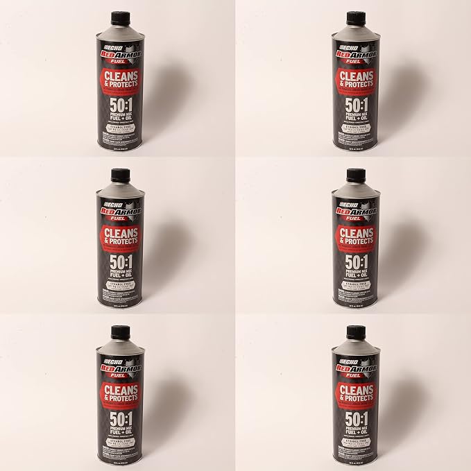 7450001 Echo Red Armor 32 oz. 50:1 Pre-Mixed Ethanol Free Fuel 6 Pack by Unknown