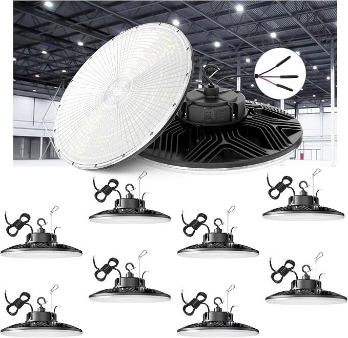 UFO LED High Bay Light, 150W/100W/80W Adjustable, 3000K/4000K/5000K, UL & DLC by ORRGENA