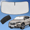 Sun Shade Sunshade for Hyundai Tucson Windshield Cover, 4-Layer Front Window by ZOIBVCARSUNSHADE