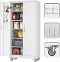 71" H×32" W×16" D Garage Storage Cabinet by GANGMEIMENTALSTORAGECABINET