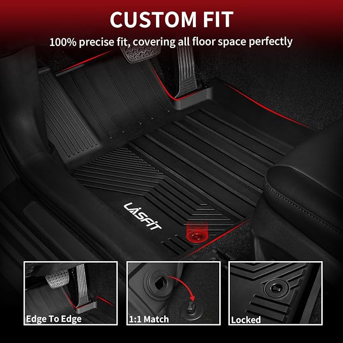 LASFIT Floor Mats for Toyota 4Runner 2013-2024 & for Lexus GX460 2014-2023 - Image 3