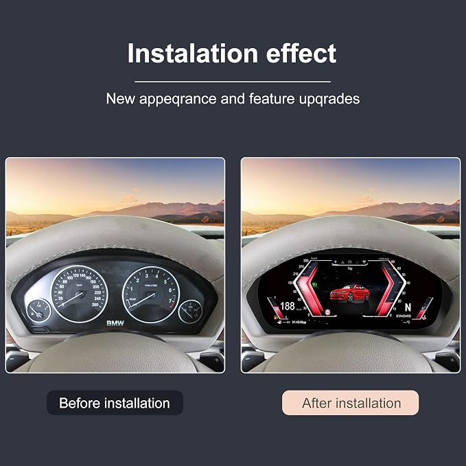 Speedometer Instrument for BMW E90 E91 E92 E93 2005-2012 CCC CIC, 10 inch Linux - Image 2