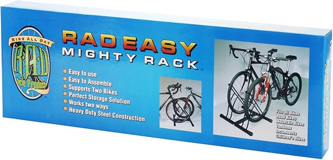 RAD Cycle Mighty Rack Two Bike Floor Stand Bicycle Instant Versitile Pro - Image 5