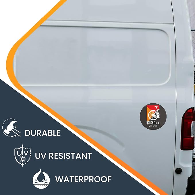 Magnet Me Up Customizable 30 Mil Round Magnet- 5” Weatherproof Car Magnet - Image 3