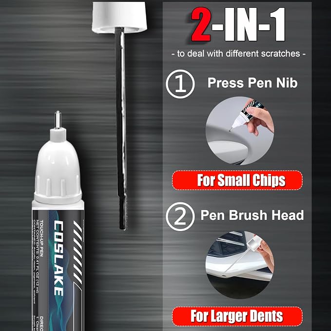Car Touch Up Paint ) for Dodge Ram, Car Paint Scratch Repair Kit, Quick & Easy - Image 3