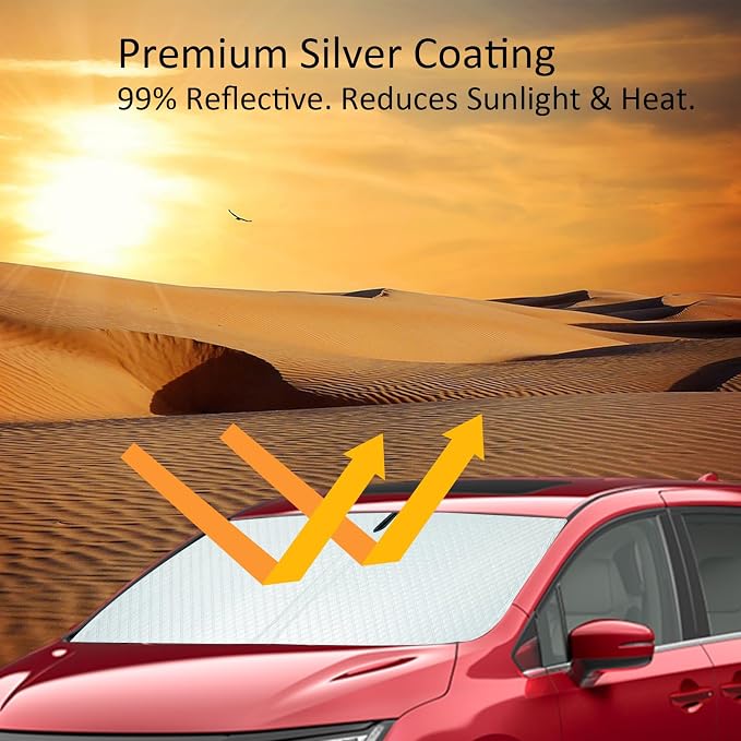 5 Layers Thick Car Windshield Sun Shade - Image 4