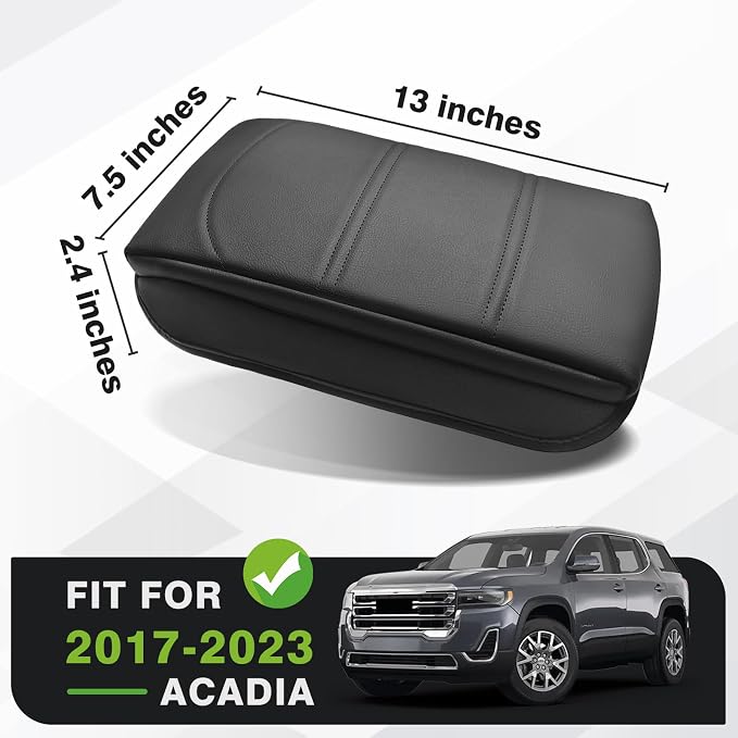 Muslogy Center Console Cover 1-Inch Extra Thick Armrest Pad Compatible - Image 2