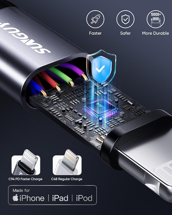 SUNGUY Coiled USB to Lightning Cable - Image 5