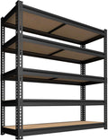 MUPATER 36" W x 18" D x 72" H Metal Storage Shelves, Heavy Duty Utility Shelf by MUPATERHome