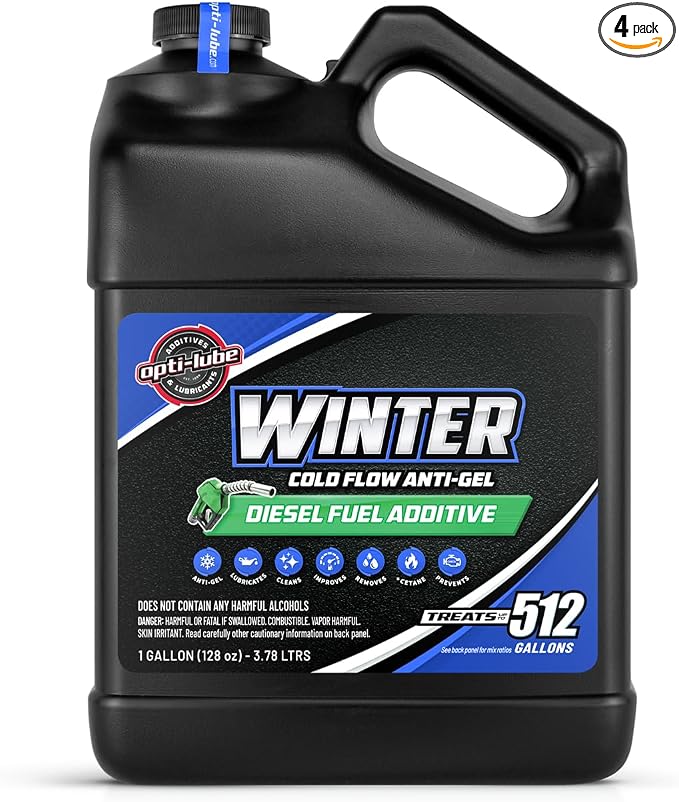 Opti-Lube Winter Formula Anti-Gel Diesel Fuel Additive: Gallon) by Opti-Lube