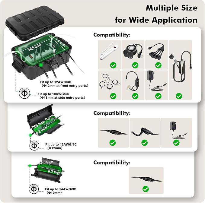 Flemoon Outdoor Extension Cord Safety Cover - Image 6