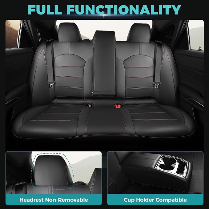 for Toyota Camry Seat Covers Hybrid LE SE 2018 2019 2020 2021 2022 2023 2024 - Image 5