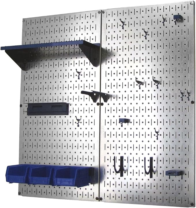 Wall Control Metal Pegboard Organizer Utility Tool Storage and Garage Pegboard - Image 2