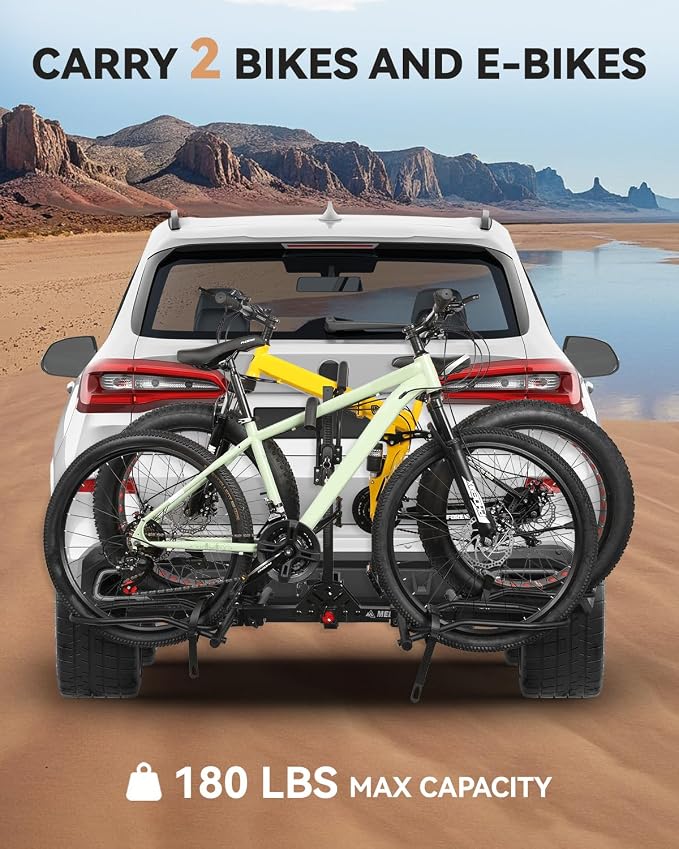 Bike Rack Hitch with Lock, 2 Bike Rack - Image 2