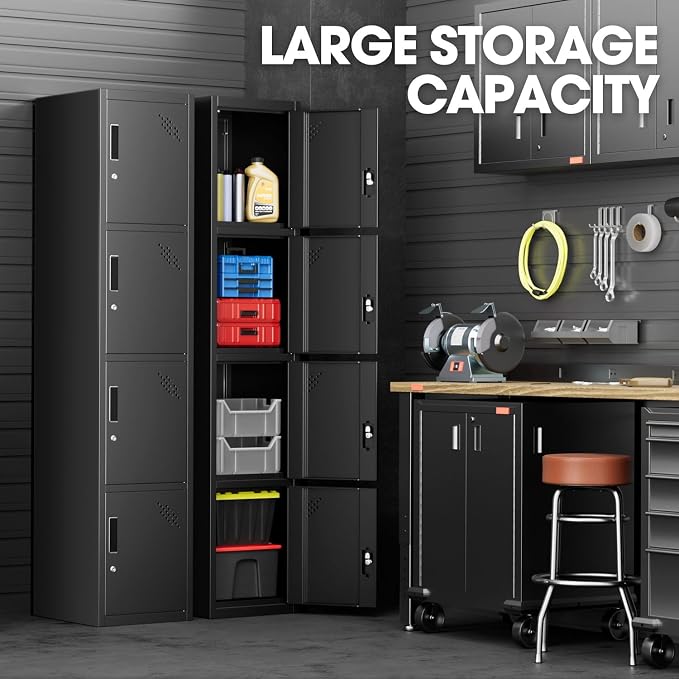 DNA MOTORING Metal Storage Cabinet - Image 5