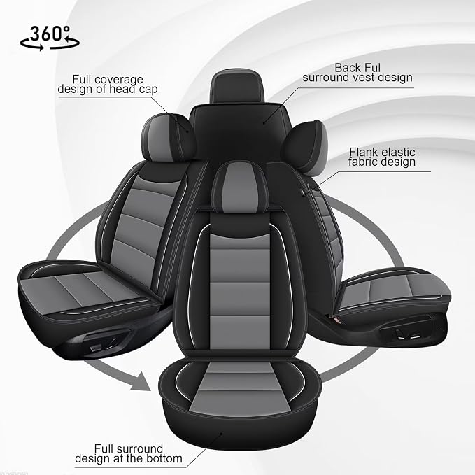 YORKNEIC 2 Front Seat Covers Fit - Image 7