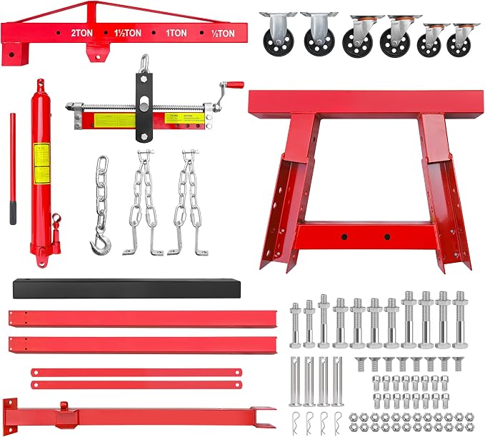 2 Ton Folding Hydraulic Engine Hoist - Image 7