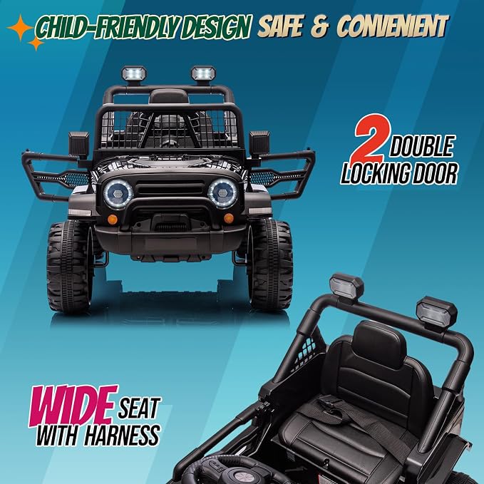 JOYMOR 12V Kids Ride on Truck - Image 5