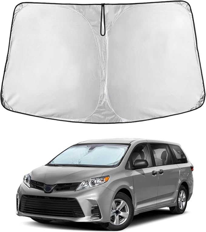 Toyota Sienna EcoNour Car Windshield Sunshade 2021-2025 by EcoNour