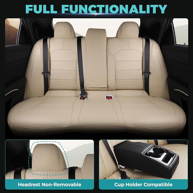 for Toyota Camry Seat Covers LE SE SE Nightshade 2018 2019 2020 2021 2022 2023 - Image 5