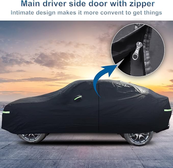 Full Car Cover for Jeep Grand Cherokee All Weather Waterproof Windproof 6 Layer - Image 5