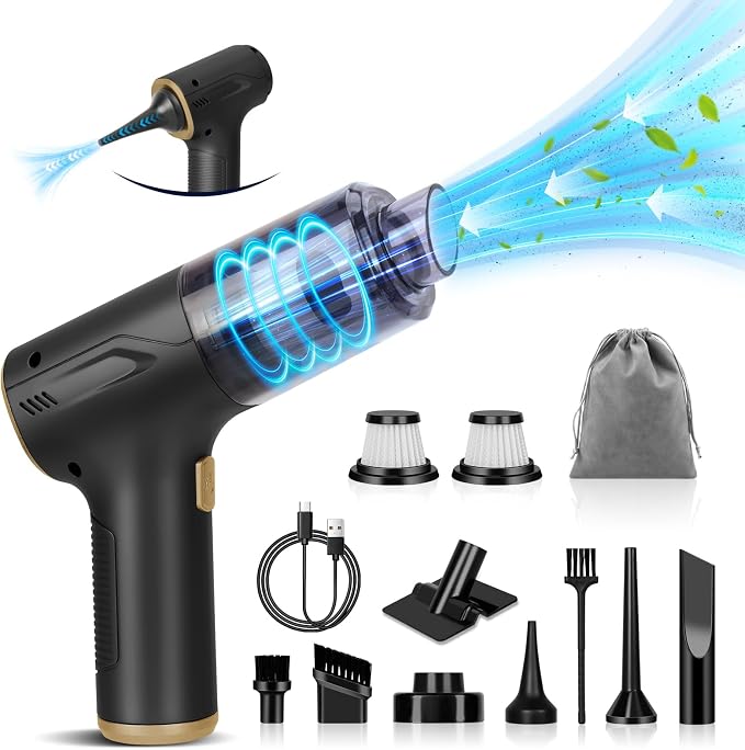 Handheld Car Vacuum Cleaner Cordless, High-Power Brushless 20000PA Mini Hand by Eascor