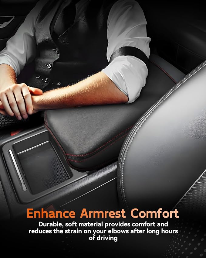 CDEFG for 2020-2025 Audi Q5 Center Console Cover Armrest Cover for Q5 2020 2021 - Image 5