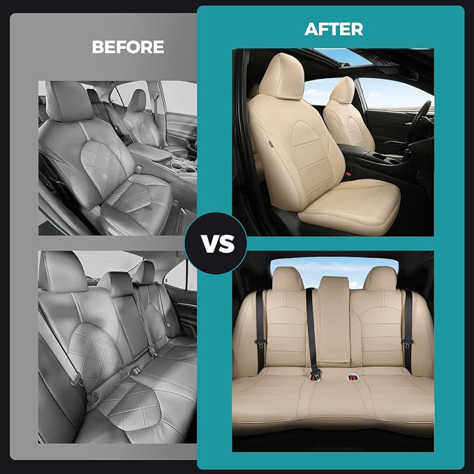 for Toyota Camry Seat Covers Hybrid XLE XSE 2018 2019 2020 2021 2022 2023 2024 - Image 7