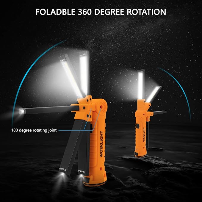 3 Pack Rechargeable LED Work Lights - Image 4