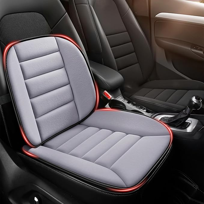 MYFAMIREA Car Seat Cushion and Lumbar Support Pillow 1.2'' Thick Memory Foam by MYFAMIREA