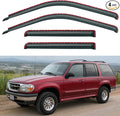 in-Channel Window Visors Rain Guards Shield by YQAUTEC