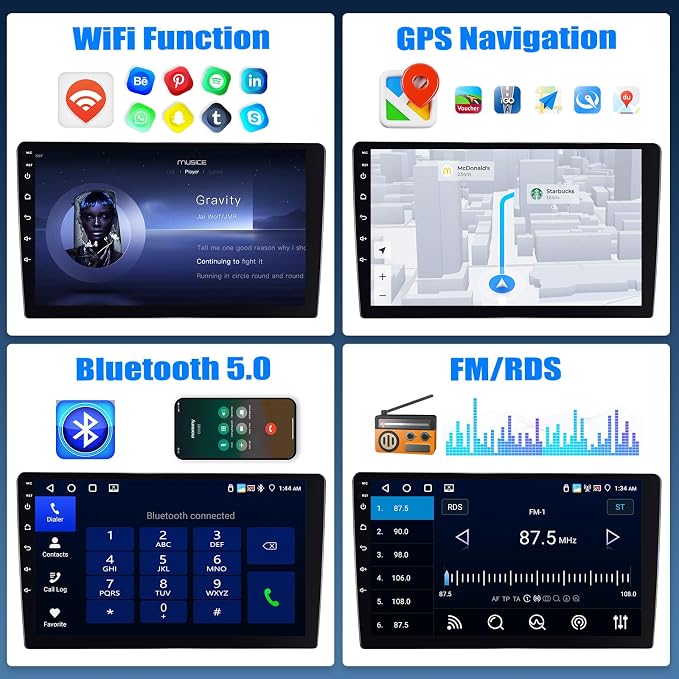 SIXTOP Android Car Stereo for Hyundai Tucson IX35 2010-2015 - Image 4