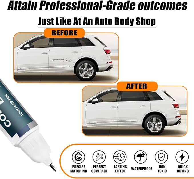 Carrara White Touch Up Paint Compatible - Image 2