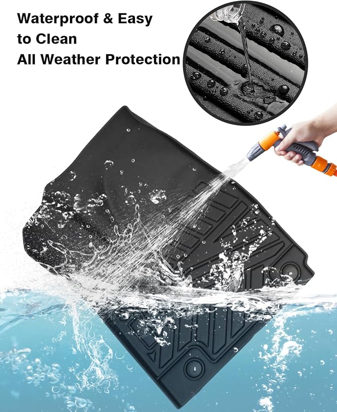 Powerty Floor Mats for 2022-2025 Hyundai Ioniq 5 Limited Only Accessories Liner - Image 3