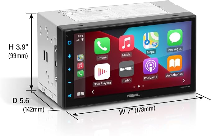Sound Storm Laboratories DD999ACPW Wireless Apple CarPlay Android Auto Car - Image 5