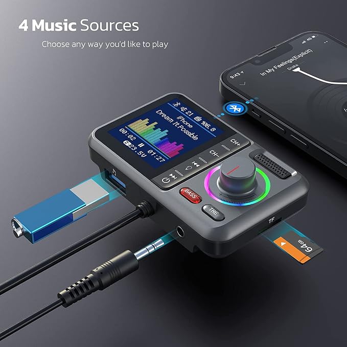 Nulaxy Bluetooth FM Transmitter - Image 7