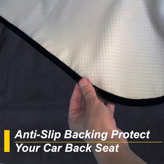 Back Seat Cover for Car Trucks Van SUV, Waterproof Rear Bench Towel Seat Covers - Image 5