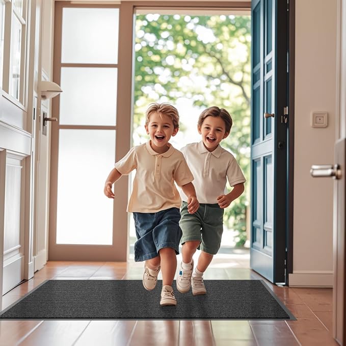 Front Door Mat, Commercial Floor Entrance, Low Profile, Durable Rubber Backing - Image 7