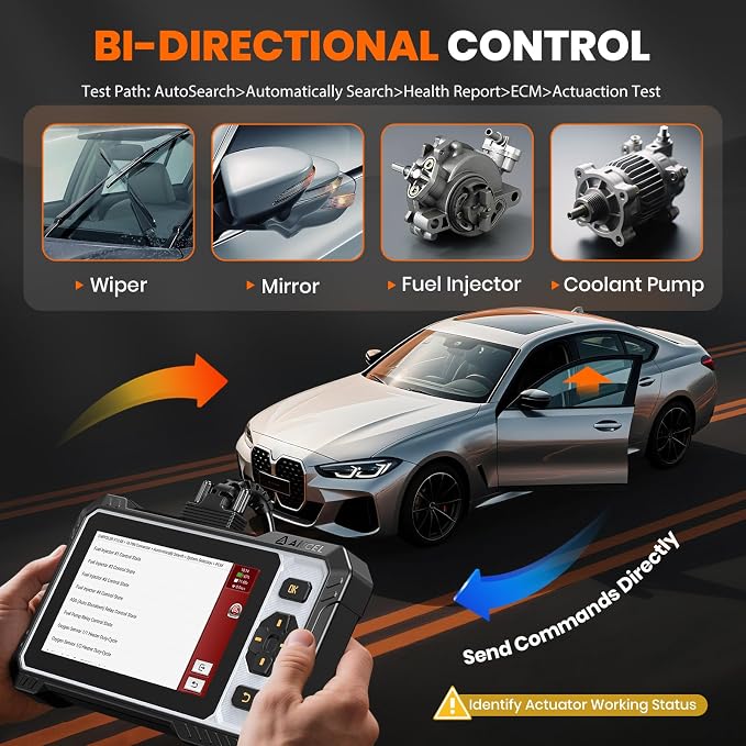 ANCEL OBD2 Scanner FX6100 Bidirectional Scan Tool, All Systems Car Scanner - Image 4