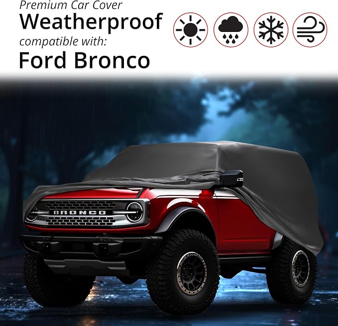 CarCovers Weatherproof SUV Cover & Warranty Compatible - Image 2