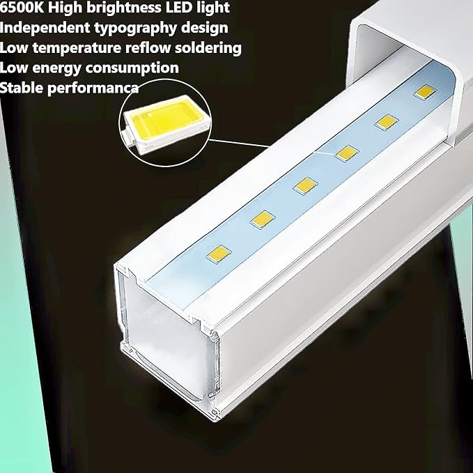 Car Detailing Led Garage Light, 15 Hexagonal Grid Systems Led Shop Lights - Image 3