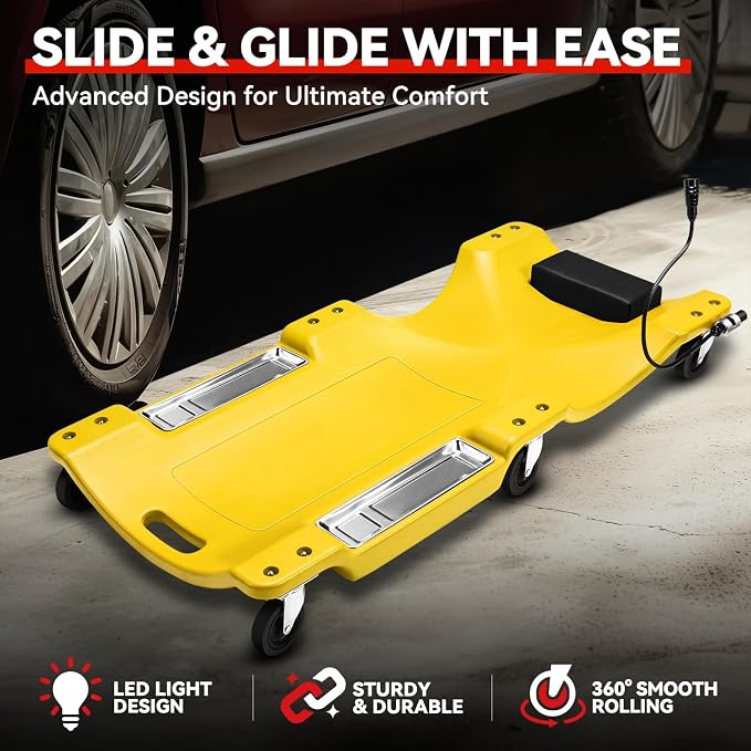 Auto Dynasty 40 Inches Mechanic Creeper, Automotive Garage Repair Low Profile - Image 2