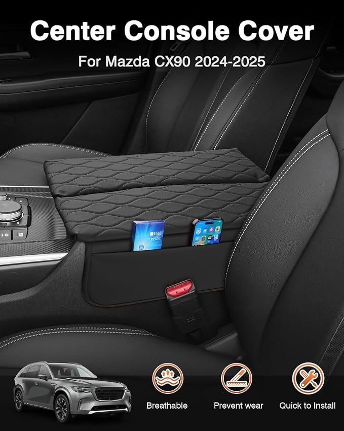 Shademax Custom for 2026 2025 2024 Mazda CX90 Center Console Cover Armrest - Image 2
