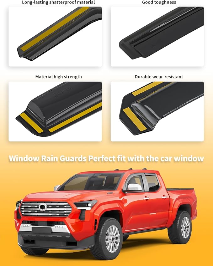in-Channel Window Rain Guards Fit - Image 8