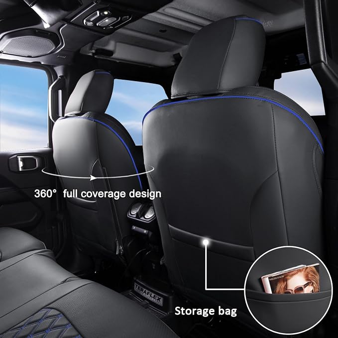 GIANT PANDA Fit Full Set Car Seat Covers - Image 4