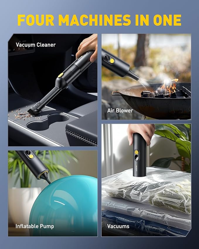 AUXITO Car Vacuum Portable Cordless 14000Pa Powerful Suction, Handheld Vacuum - Image 2