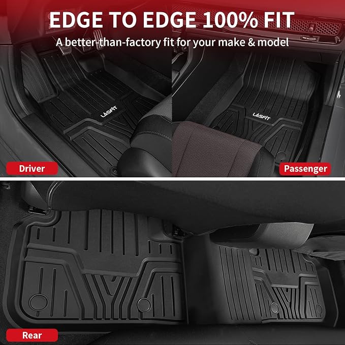 LASFIT Floor Mats for Honda Civic 2022-2025 2026 | for Acura Integra 2023-2025 - Image 8