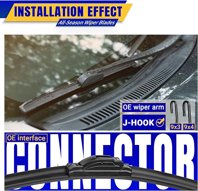 3 wipers Replacement for 2018-2023 Chevy Chevrolet Traverse, Windshield Wiper - Image 3