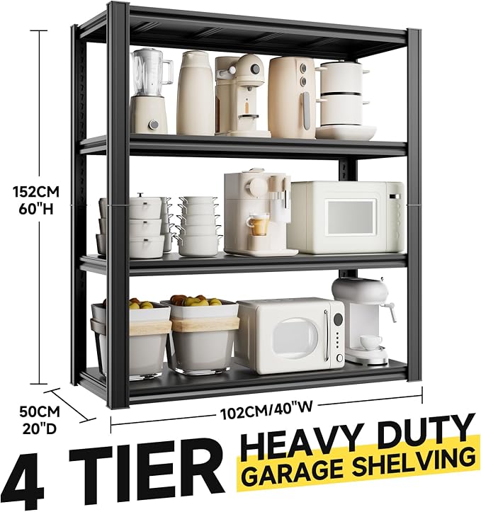 4-Tier Garage Shelving Unit - Image 3